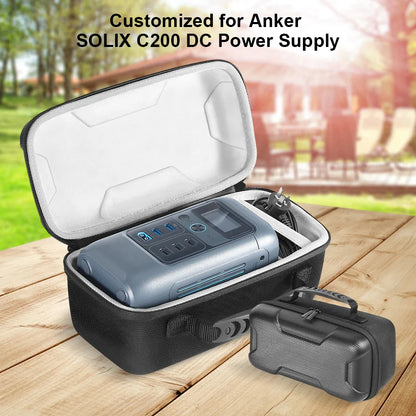 For Anker SOLIX C200 DC Power Bank Station Outdoor Power Storage Box 60000mAh Portable Generator Hard Travel Case Storage Bag-2